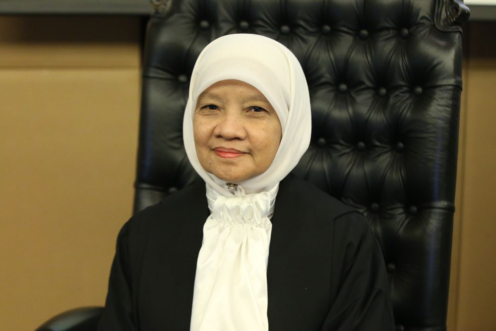 Tan Sri Zaharah Ibrahim assumed the post of Chief Judge of Malaya, July 17, 2018, becoming the second woman in Malaysia's history to be appointed to the post. u00e2u20acu2022 Picture by Azinuddin Ghazali