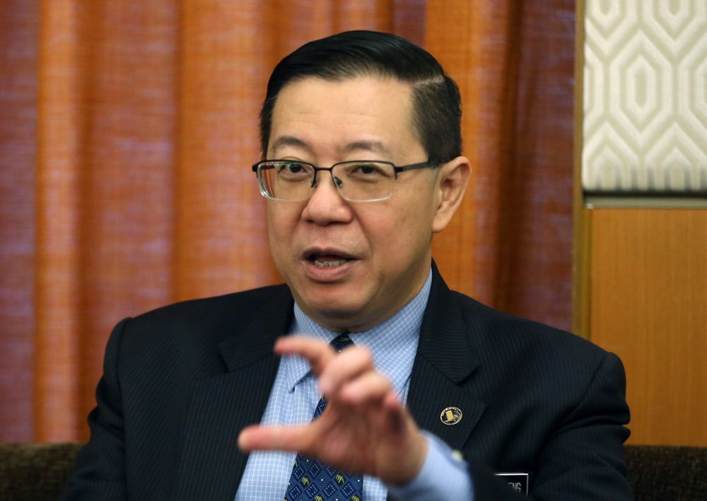 Finance Minister Lim Guan Eng speaks to reporters after launching the Shariah Investing Fair 2018 in Kuala Lumpur July 21, 2018. u00e2u20acu2022 Picture by Razak Ghazali