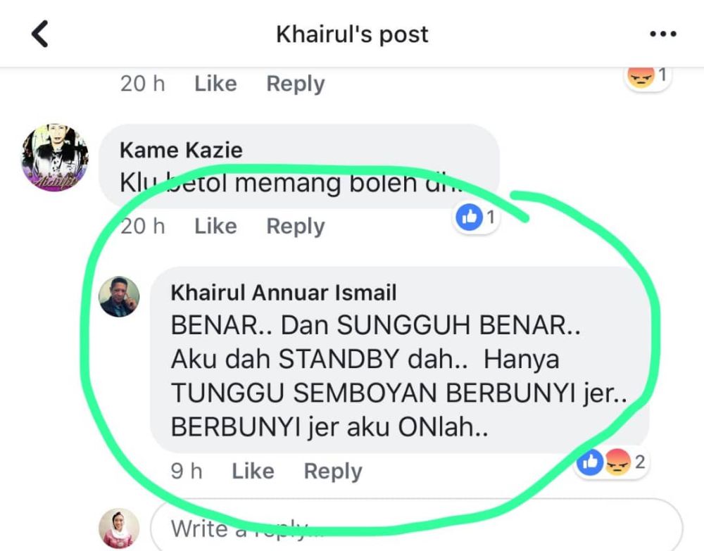 Syerleena believes that these are posted by supporters of Pakatan Harapanu00e2u20acu2122s political opponents. u00e2u20acu201d  Facebook screenshot