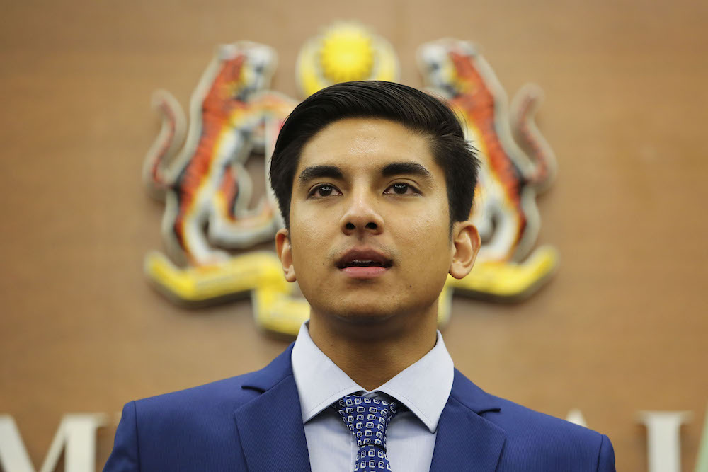 Syed Saddiq made history on July 2, 2018 when he became the country’s youngest minister to ever be appointed. — Picture by Yusof Mat Isa