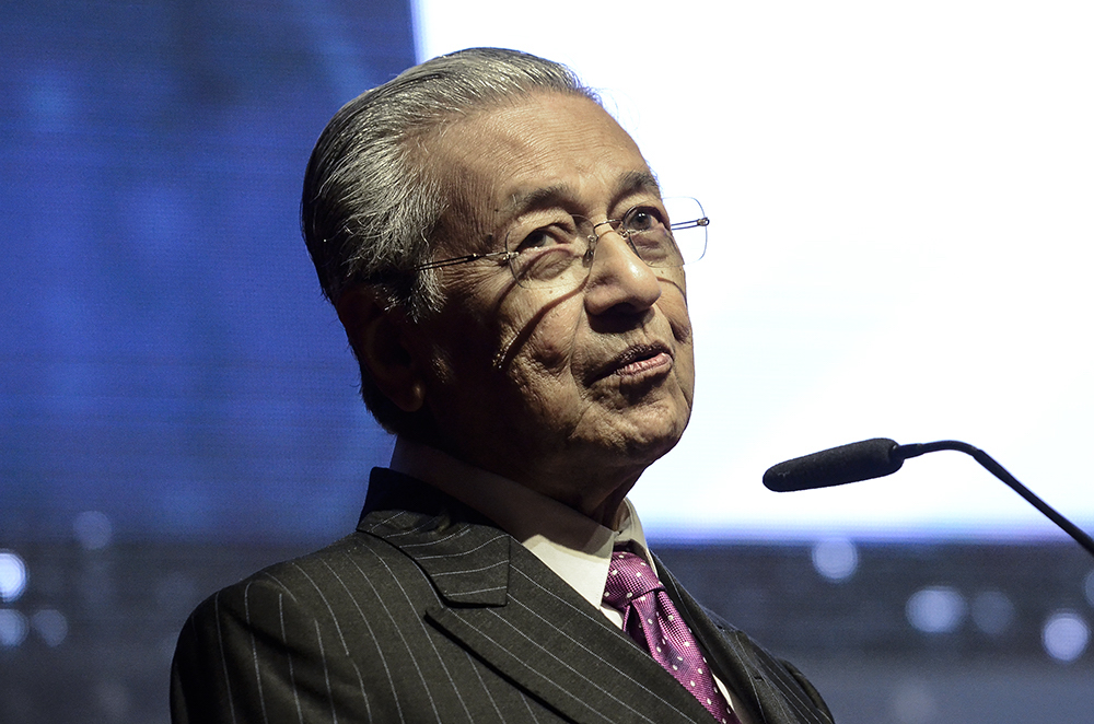 Tun Dr Mahathir Mohamad speaks at the Conference of the Electric Power Supply Industry (CEPSI) 2018 at Kuala Lumpur Convention Centre (KLCC) September 18, 2018. u00e2u20acu201d Picture by Miera Zulyana