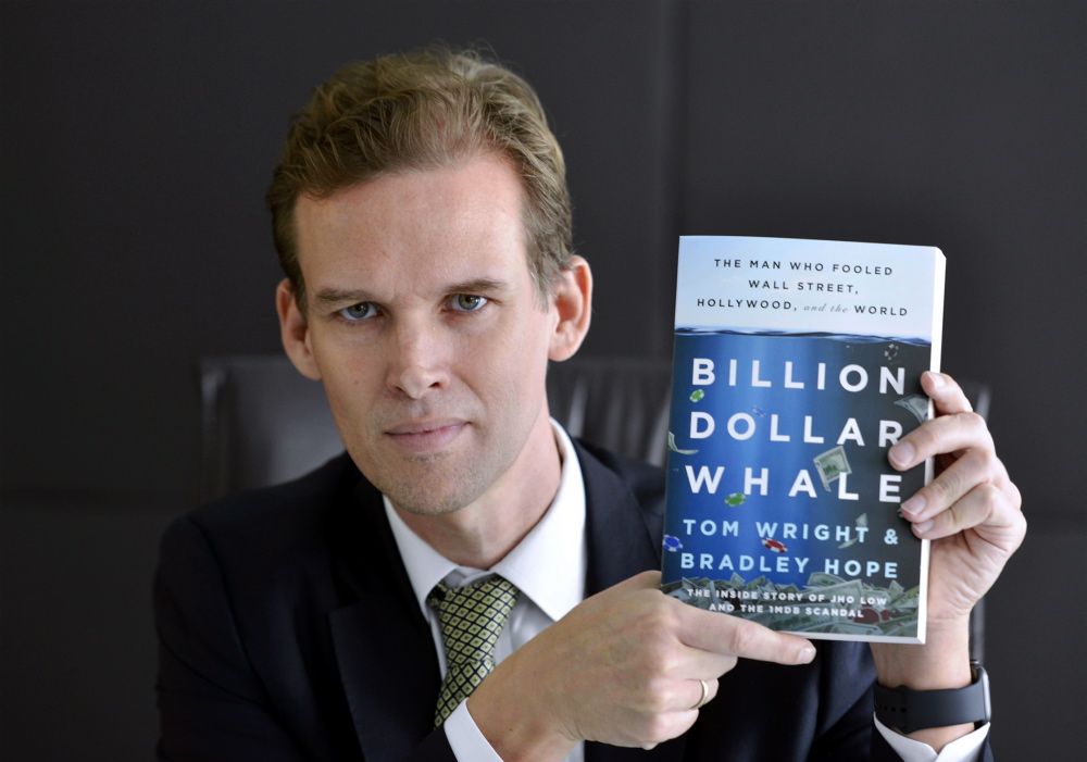 ‘Billion Dollar Whale’ was written by two award-winning Wall Street Journal journalists Tom Wright (pic) and Bradley Hope and focused on the role of the flamboyant Low Taek Jho whom US prosecutors allege to be the mastermind of the biggest heist of the century worth US$5 billion from 1MDB. ― Picture by Ham Abu Bakar
