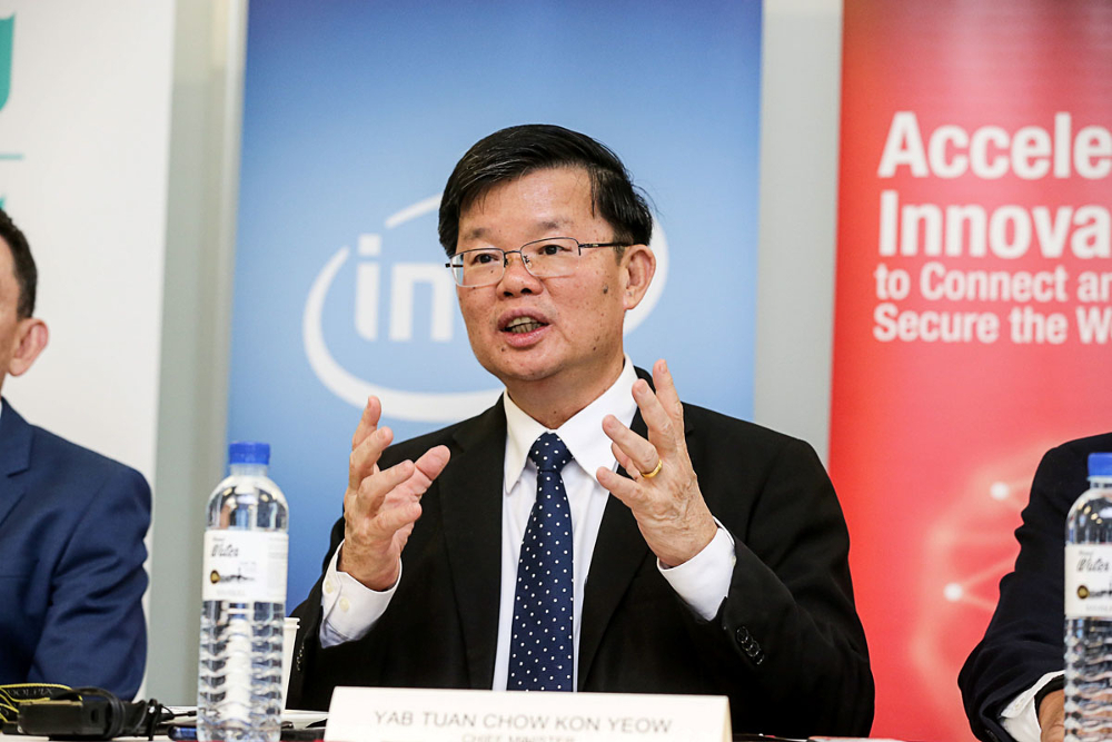 Penang Chief Minister Chow Kon Yeow speaks during the 2018 Promise of Integrity Annual Conference at Intel Office, Penang October 1, 2018. u00e2u20acu201d Picture by Sayuti Zainudin