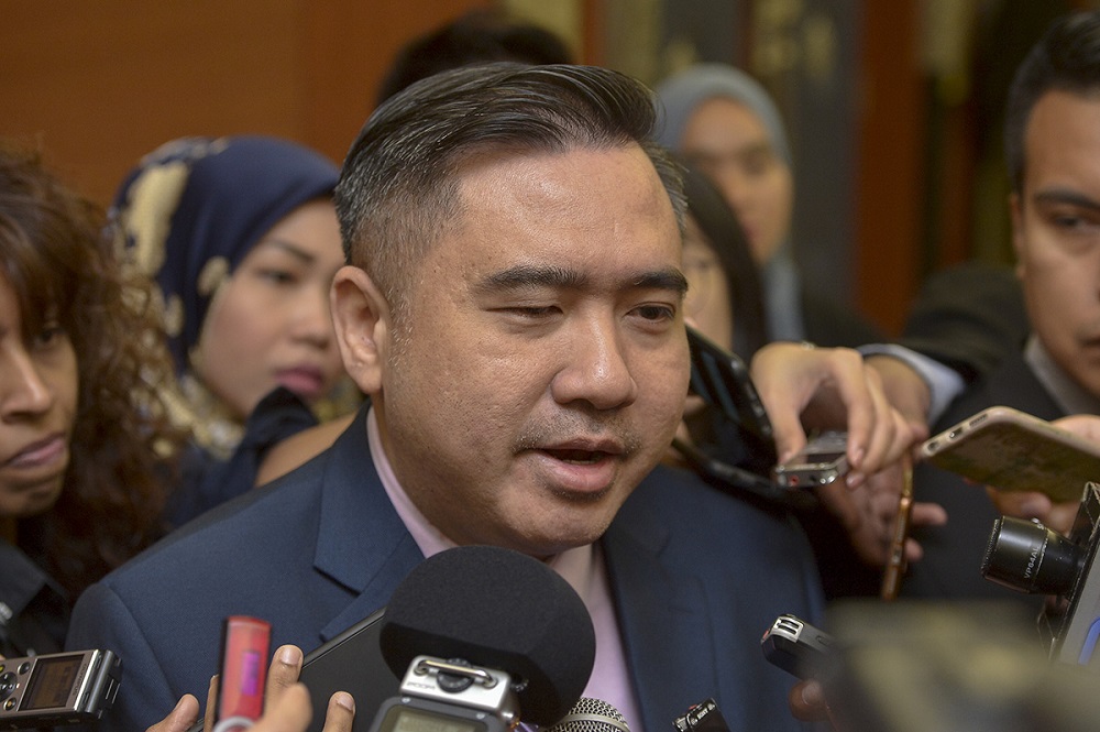 Transport Minister Anthony Loke speaks to the media at the Parliament in Kuala Lumpur October 17, 2018. u00e2u20acu201d Picture by Mukhriz Hazim 