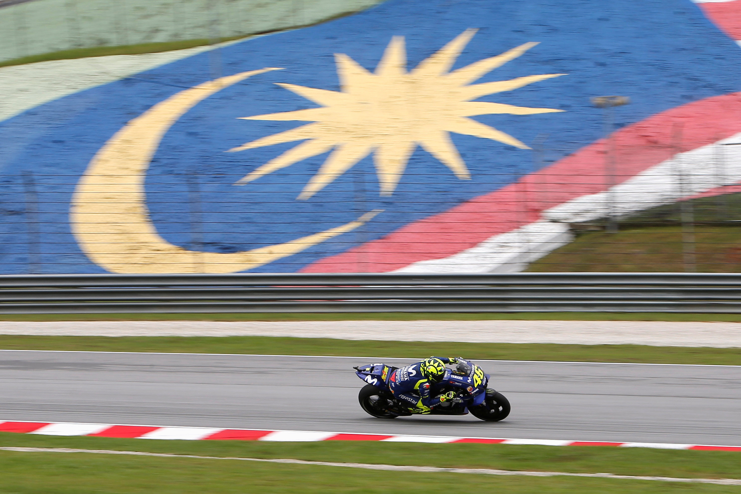 Movistar Yamaha's Valentino Rossi during practice for the Malaysian Moto GP at the Sepang International Circuit, November 3, 2018 .u00e2u20acu201du00c2u00a0Reuters pic