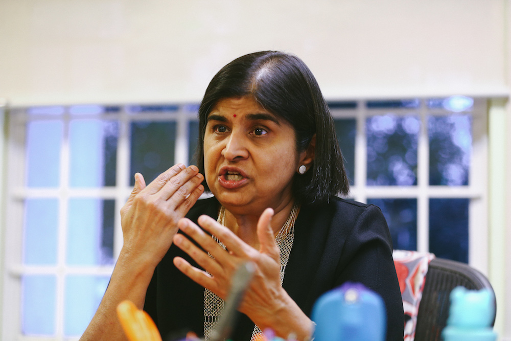 Datuk Ambiga Sreenevasan speaks to Malay Mail in Kuala Lumpur January 29, 2019. u00e2u20acu201d Picture by Ahmad Zamzahuri