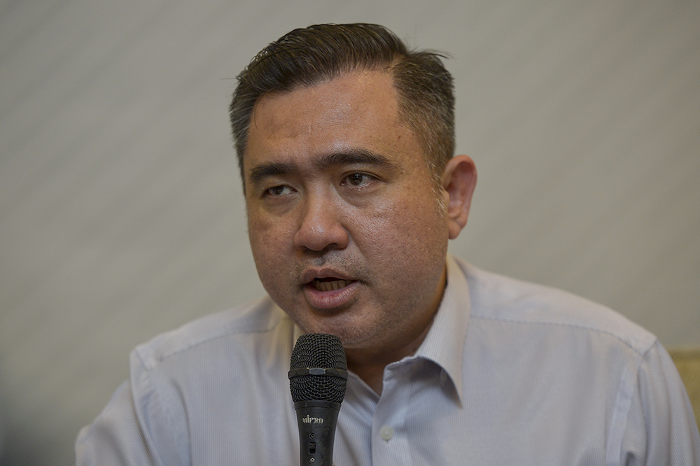 Transport Minister Anthony Loke speaks to reporters at KL Sentral in Kuala Lumpur January 31, 2018. u00e2u20acu201d Picture by Mukhriz Hazim