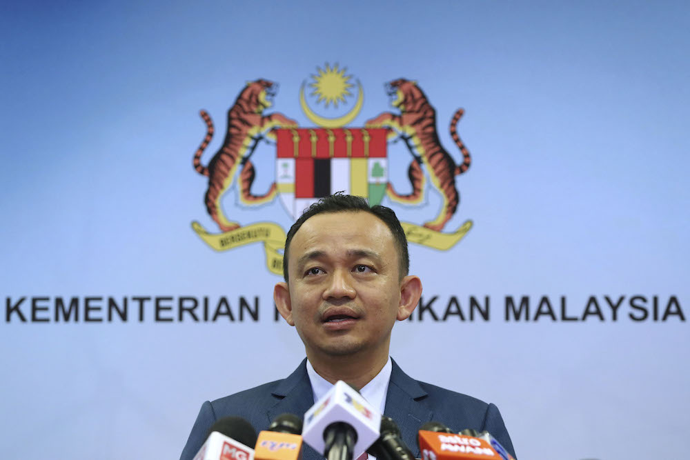 Education Minister Maszlee Malik speaks during a press conference at its ministry in Putrajaya February 14, 2019. u00e2u20acu201d Picture by Yusof Mat Isa