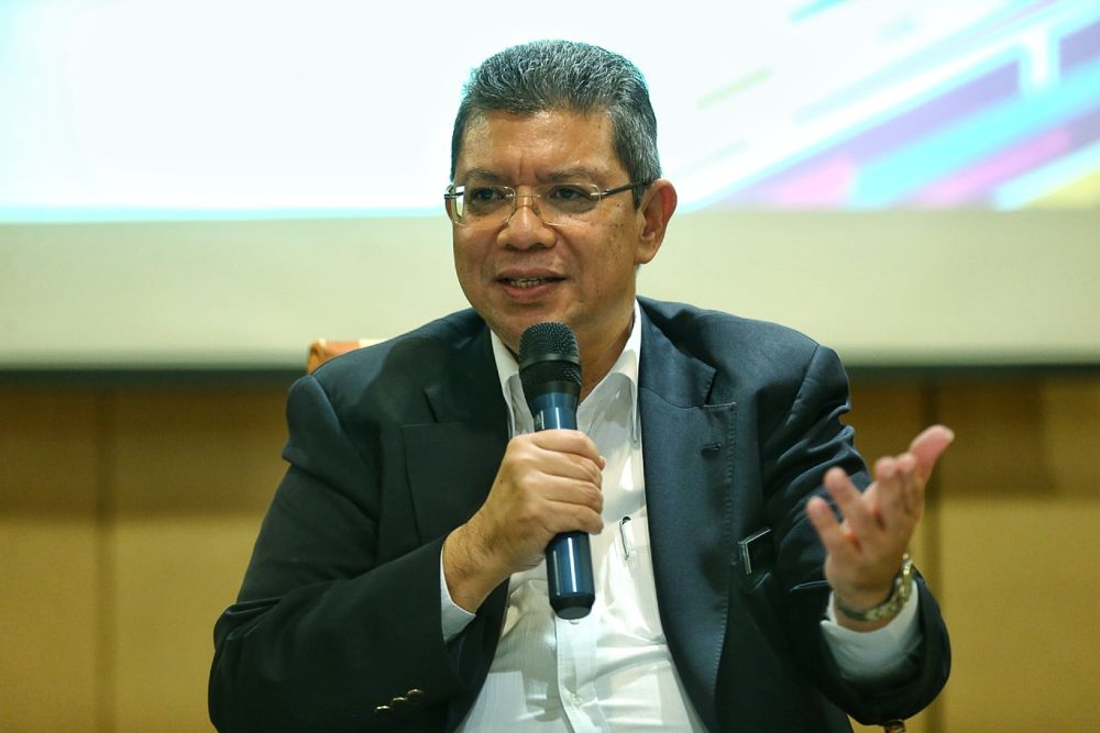 Foreign Minister Datuk Saifuddin Abdullah speaks during a discussion at the Institute of Diplomacy and Foreign Relations, Kuala Lumpur February 14, 2019. u00e2u20acu201d Picture by Ahmad Zamzahuri