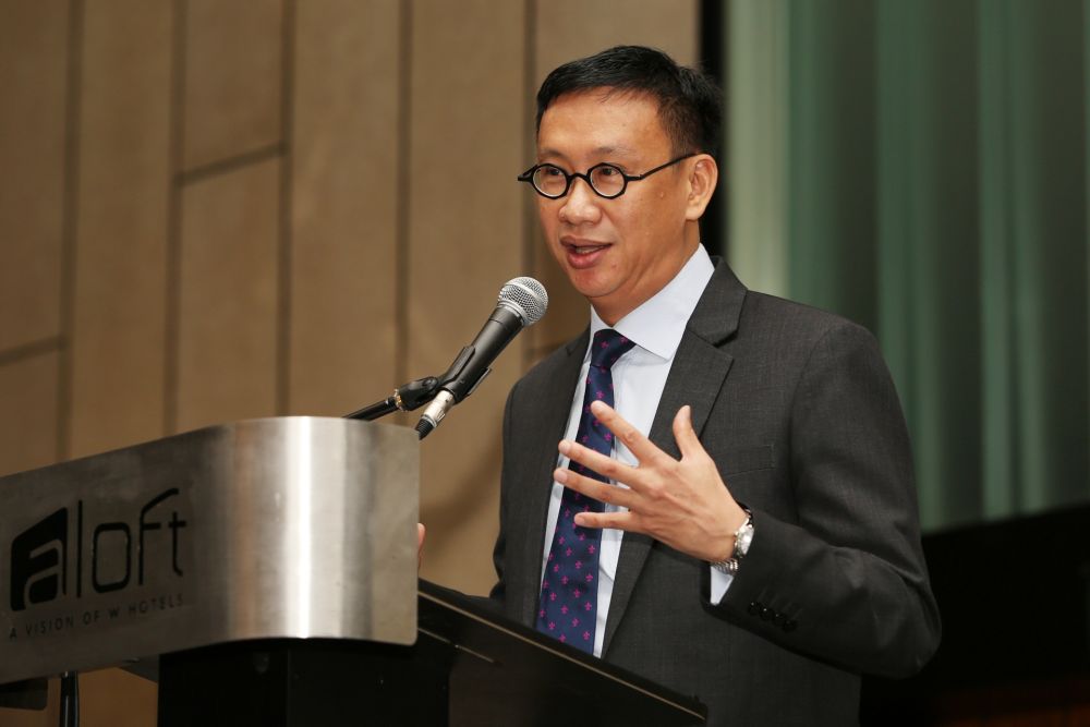 Wong Chen speaks during a forum on conflict of interest in Kuala Lumpur February 21, 2019. u00e2u20acu201d Picture by Choo Choy May