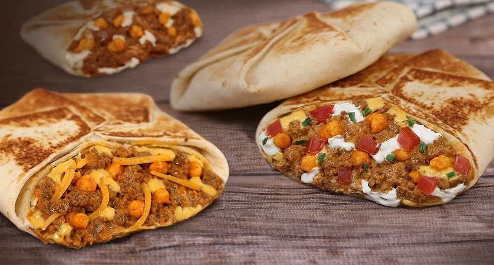 Cheetos Crunchwrap Sliders from Taco Bell u00e2u20acu201d Picture courtesy of Taco Bell via AFP