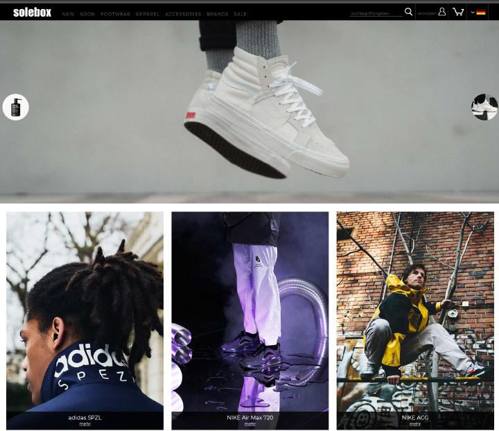 Solebox is an online shop where you can get stylish fashion sneakers. 