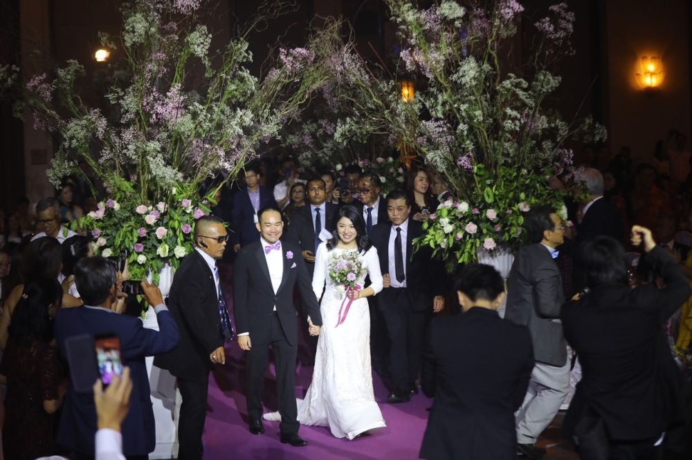 Energy, Science, Technology, Environment and Climate Change Minister Yeo Bee Yin united in marriage with IOI Properties Group Bhd chief executive officer Lee Yeow Seng at Le Meridien, Putrajaya March 29. 2019. u00e2u20acu201d Bernama pic