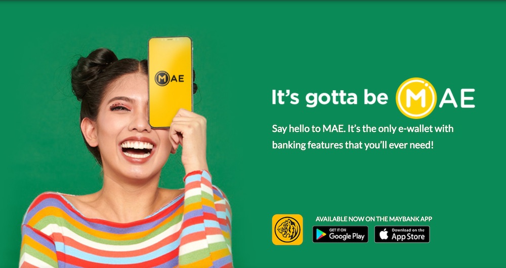 Maybank Anywhere Everyone (MAE) is all about embracing the digital payment lifestyle. — Screenshot of Maybank MAE site