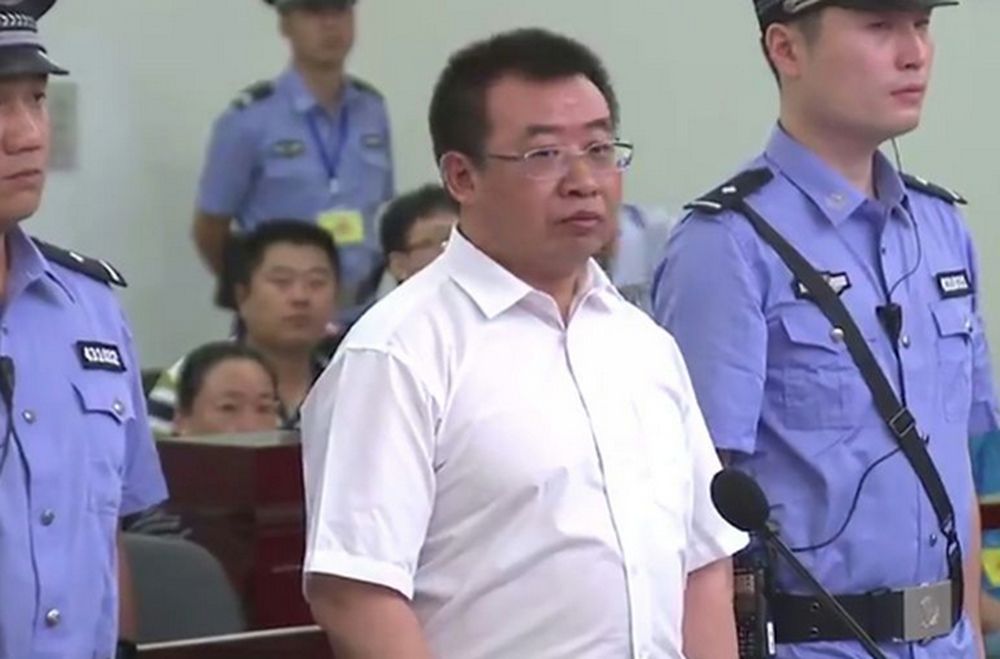 Chinese rights lawyer Jiang Tianyong is seen in court in 2017 ahead of his jail term for state subversion. u00e2u20acu201d AFP pic