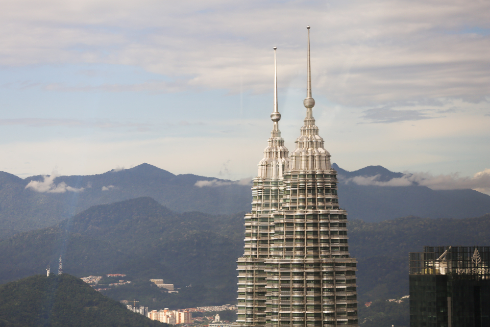 A view of the Petronas Twin Towers in Kuala Lumpur April 30, 2019. u00e2u20acu201d Picture by Choo Choy May