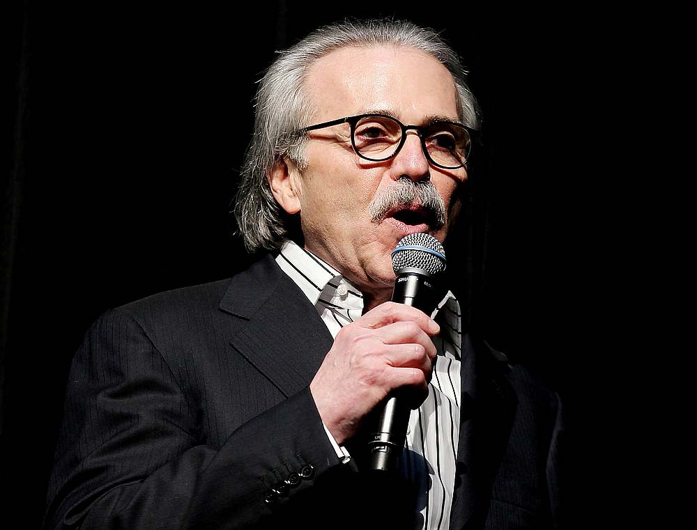 David Pecker, chairman and CEO of American Media, speaks at the Shape and Men's Fitness Super Bowl Party in New York City January 31, 2014. u00e2u20acu201d Reuters pic
