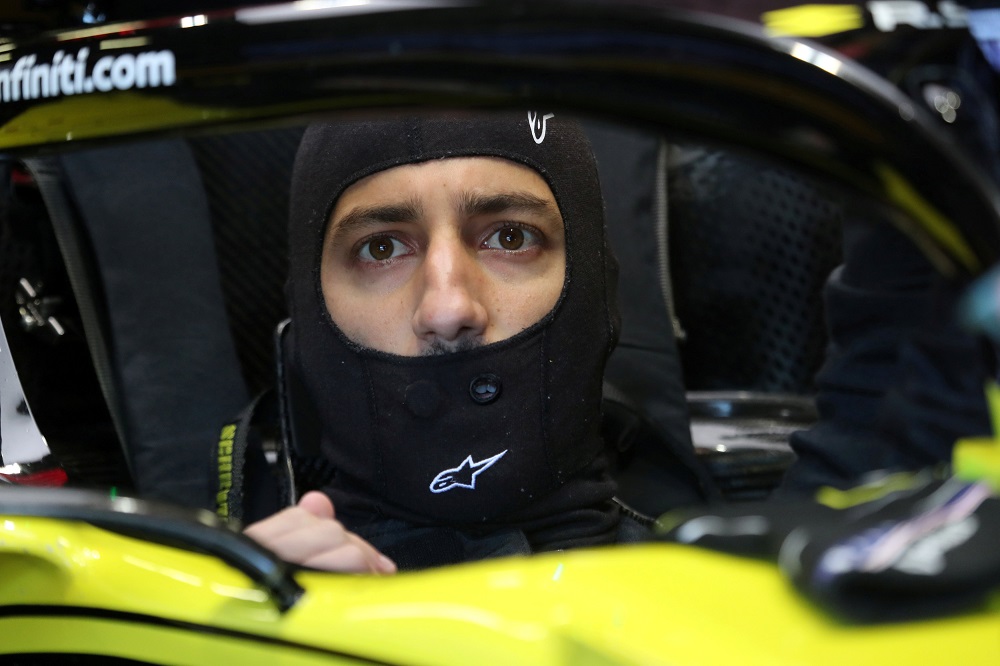 Renault’s Daniel Ricciardo before the Azerbaijan Grand Prix race at Baku City Circuit April 28, 2019. — Reuters pic