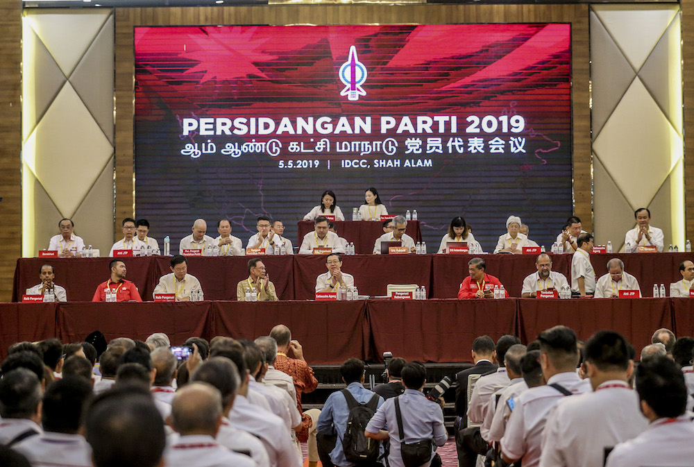 General view of the 2019 DAP National Conference in Shah Alam May 5, 2019. u00e2u20acu201d Picture by Firdaus Latif