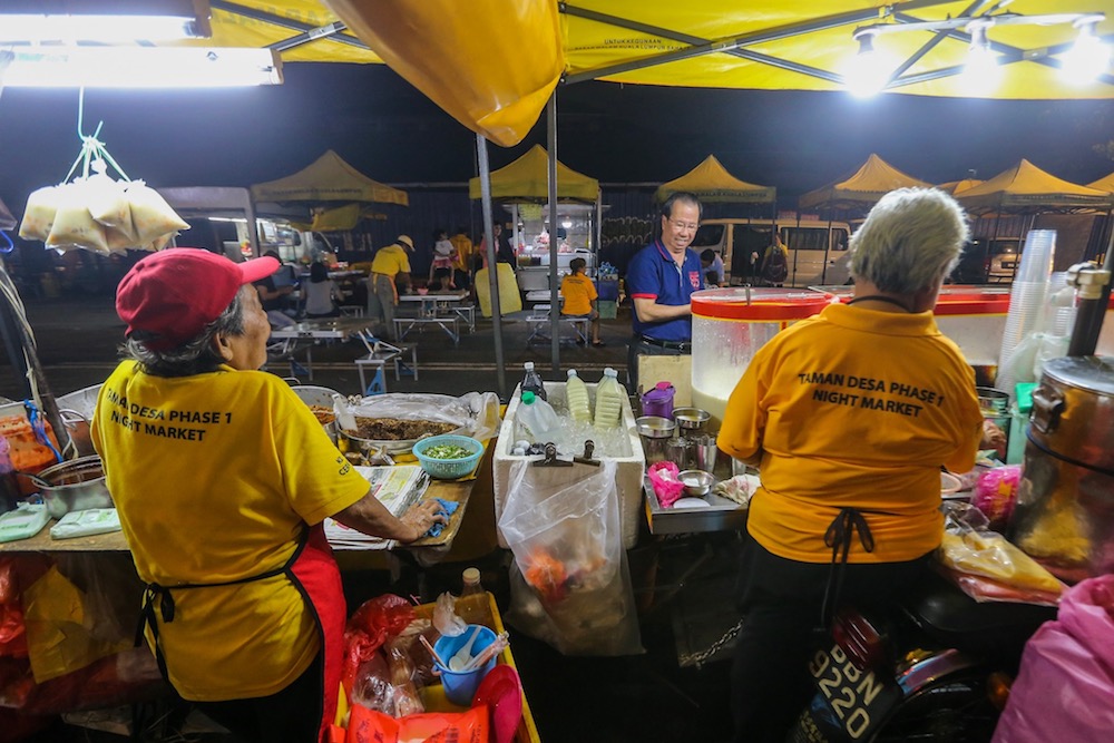 Many of the hawkers here have been trading since the ‘pasar malam’ was first located at Desa Utama. — Picture by Hari Anggara