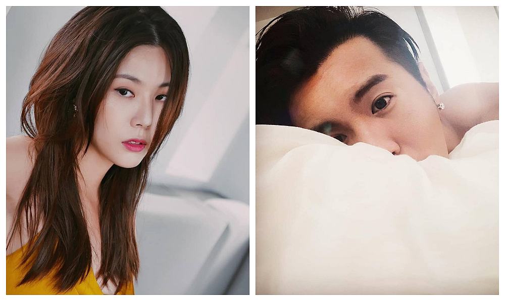 Mediacorp stars Carrie Wong (left) and Ian Fang have found themselves in the limelight after their leaked messages went viral. u00e2u20acu201d Picture via Instagram/carriewst & ian_ianization