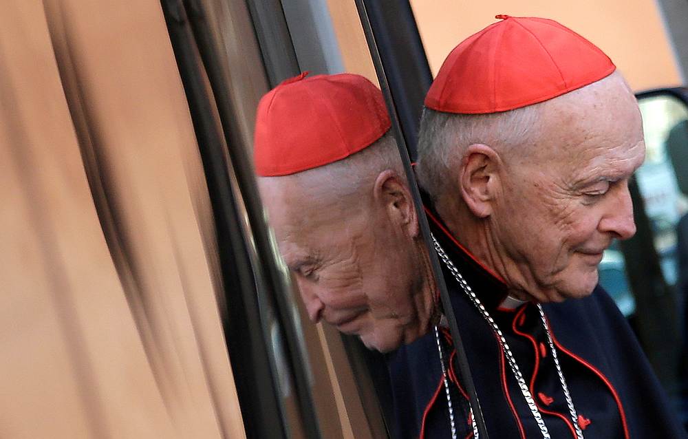 US Cardinal Theodore Edgar McCarrick arrives for a meeting at the Synod Hall in the Vatican March 4, 2013. u00e2u20acu201d Reuters pic