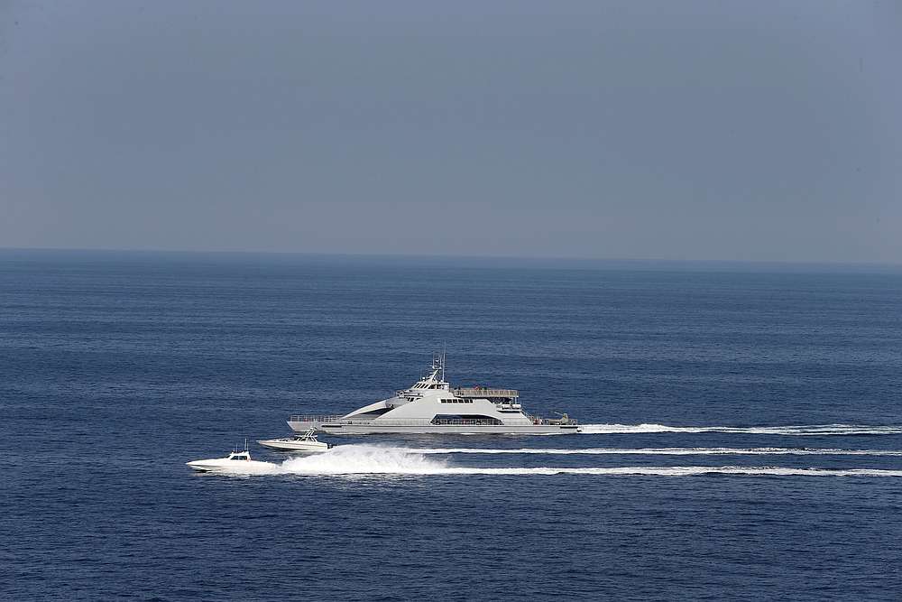 Iranian Revolutionary Guards speed boats are seen in the Strait of Hormuz, December 21, 2018. u00e2u20acu201d Reuters pic