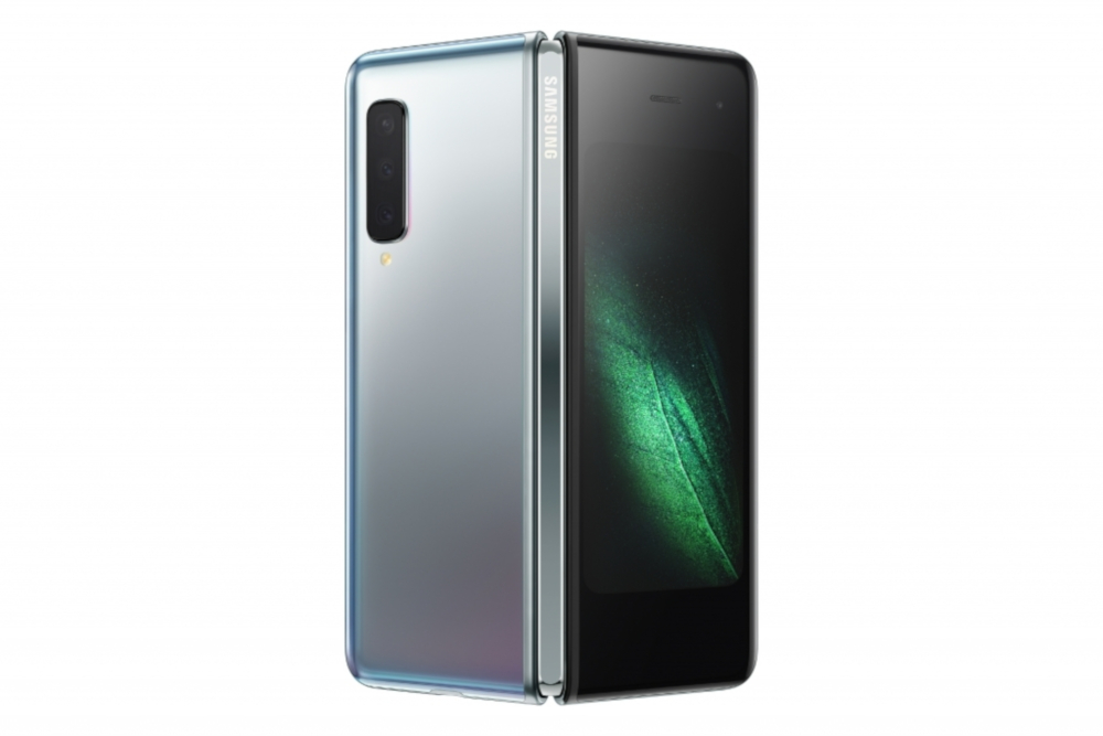 Samsung is allegedly modifying the Galaxy Fold design before official release. u00e2u20acu201d Picture courtesy of Samsung via AFP-Relaxnews 