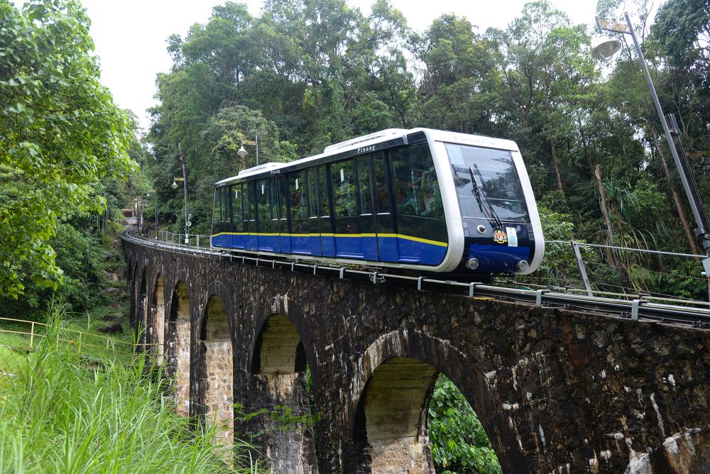 The funicular train going up Penang Hill. u00e2u20acu2022 Picture by KE Ooi