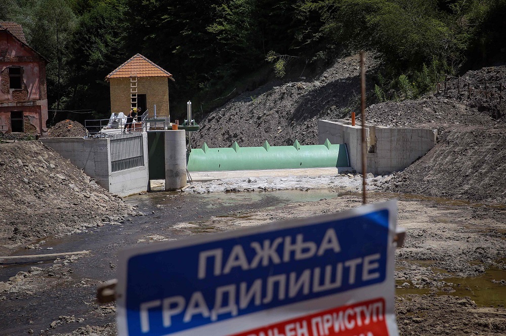 A photo taken on July 7, 2019 shows the construction site of the Mini Hydro-Power Plant in the village of Rakita, Serbia. u00e2u20acu201d AFP pic 