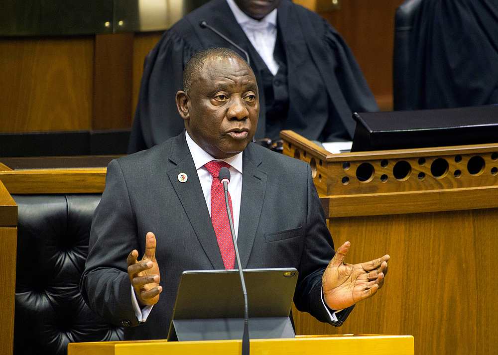 South African President Cyril Ramaphosa delivers his State of the Nation Address at parliament in Cape Town June 20, 2019. u00e2u20acu201d Reuters pic