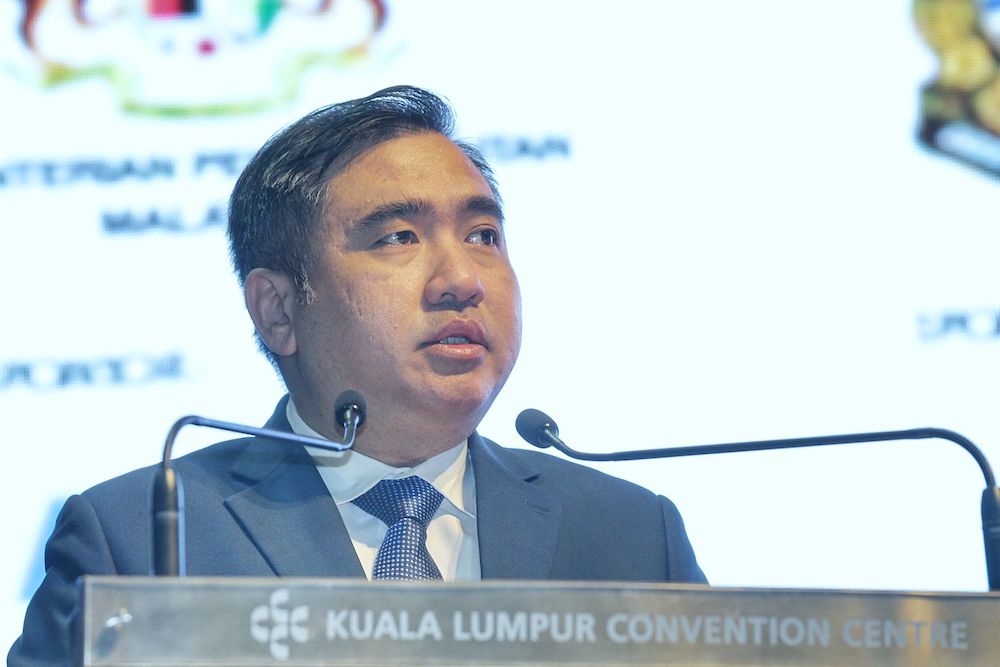 Minister of Transport Anthony Loke speaks at the launch of Malaysia World Maritime Week 2019, September 10, 2019. u00e2u20acu201d Picture by Ahmad Zamzahuri