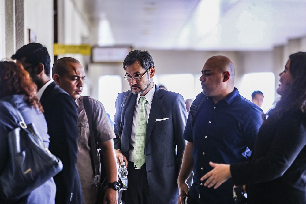 Former CEO of Terengganu Investment Authority Datuk Shahrol Azral Ibrahim Halmi is pictured at the Kuala Lumpur High Court September 24, 2019. u00e2u20acu201d Picture by Hari Anggara