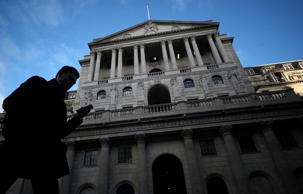 A man walks past the Bank of England in the City of London, February 7, 2019. u00e2u20acu201d Reuters pic