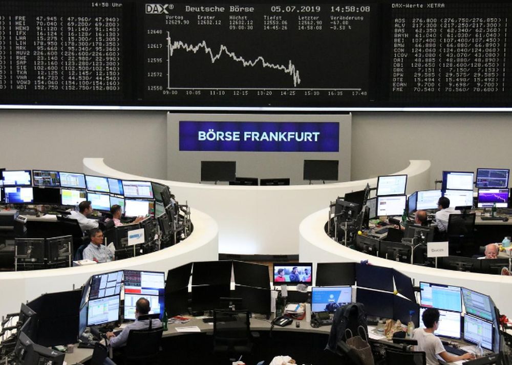 The German share price index DAX graph is pictured at the stock exchange in Frankfurt, Germany, July 5, 2019. — Reuters pic