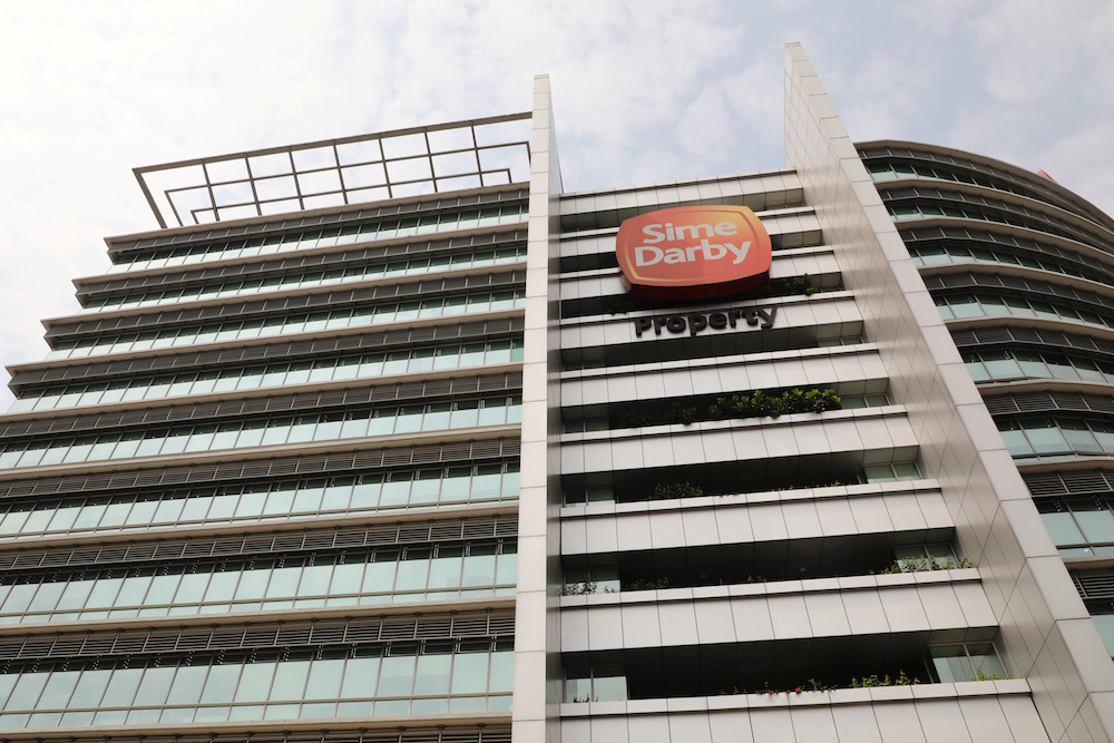 A general view of the Sime Darby Property headquarters in Petaling Jaya. — Reuters pic