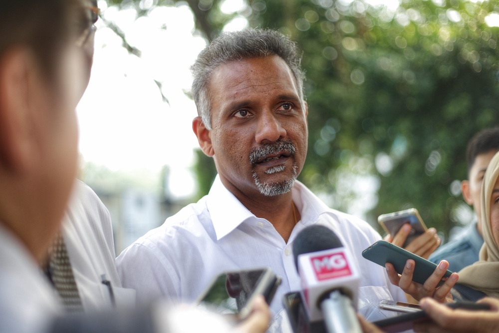 Ramkarpal highlighted that throughout the murder trial, the question of who ordered the murder was never raised. — Picture by Ahmad Zamzahuri