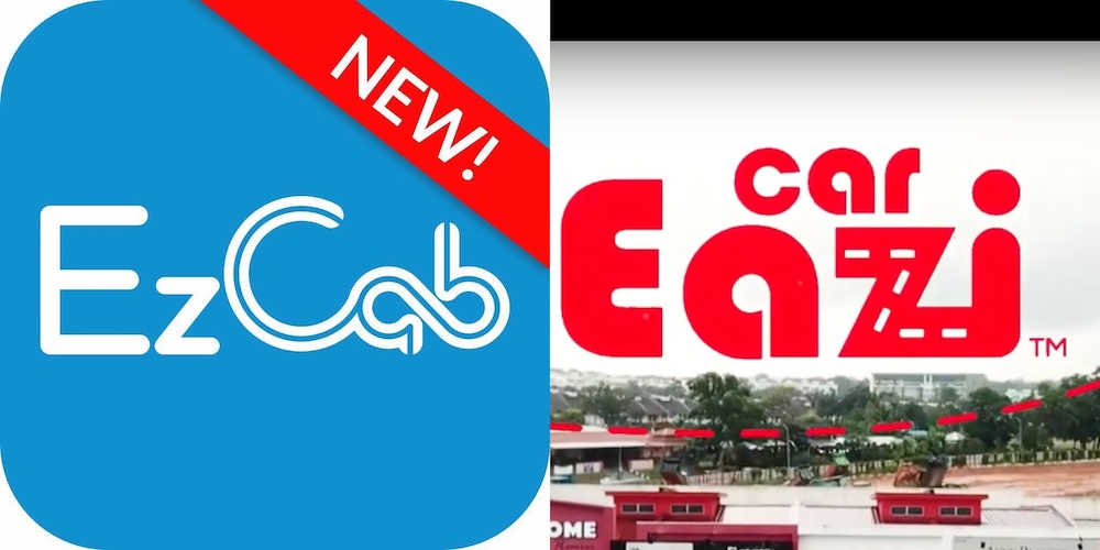 Malaysians might experience a sense of deja vu when dealing with EzCab and EaziCar. — Picture from Instagram/ezcab_mys and screengrab from YouTube/Eazi Car