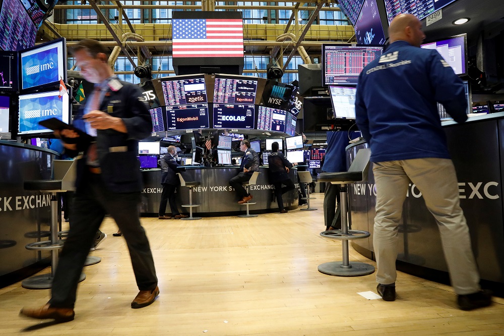 Traders work on the floor at the New York Stock Exchange November 11, 2019. u00e2u20acu201d Reuters pic