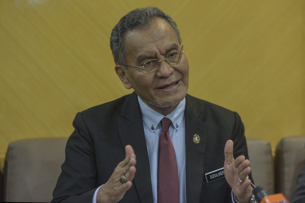 Health Minister Datuk Seri Dzulkefly Ahmad speaks during a press conference in Putrajaya, November 8, 2019. u00e2u20acu2022 Picture by Shafwan Zaidon