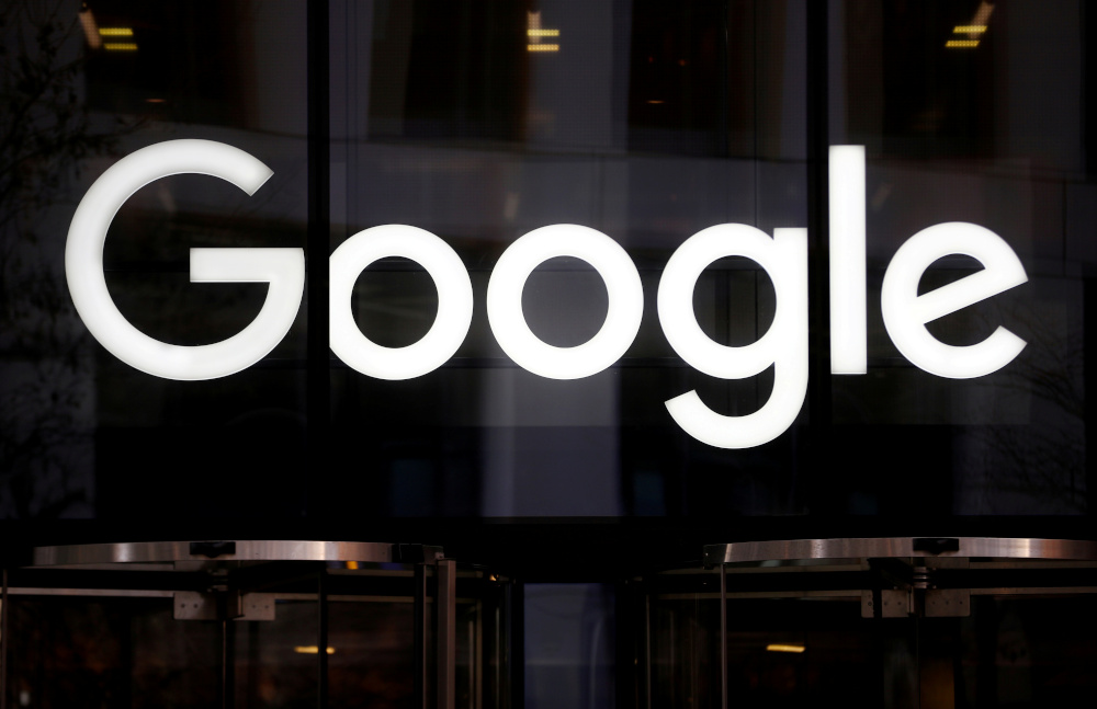 The Google logo is pictured at the entrance to the Google offices in London, Britain January 18, 2019. u00e2u20acu201d Reuters pic 