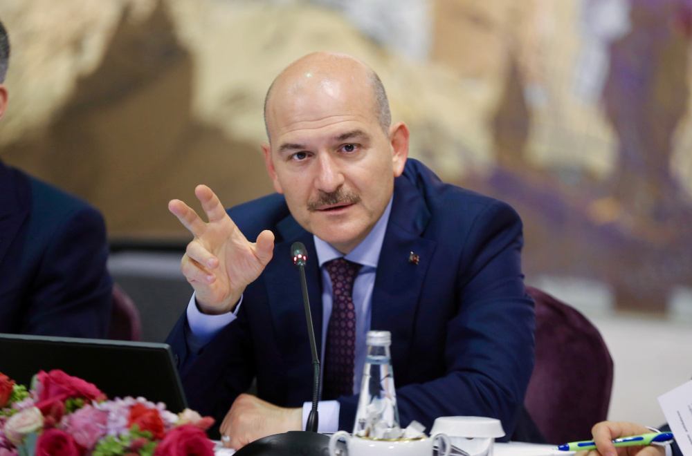 Turkish Interior Minister Suleyman Soylu speaks during a news conference for foreign media correspondents in Istanbul, Turkey, August 21, 2019. u00e2u20acu201d Reuters pic