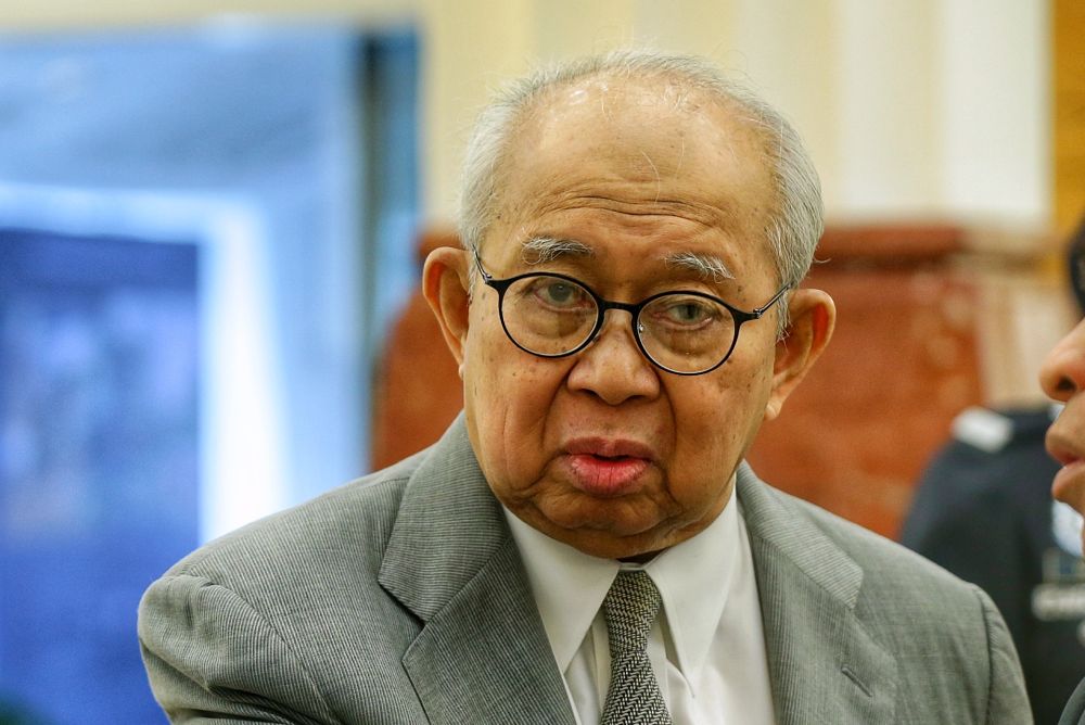 Tengku Razaleigh Hamzah is pictured at Parliament in Kuala Lumpur November 6, 2019. u00e2u20acu201d Picture by Ahmad Zamzahuri