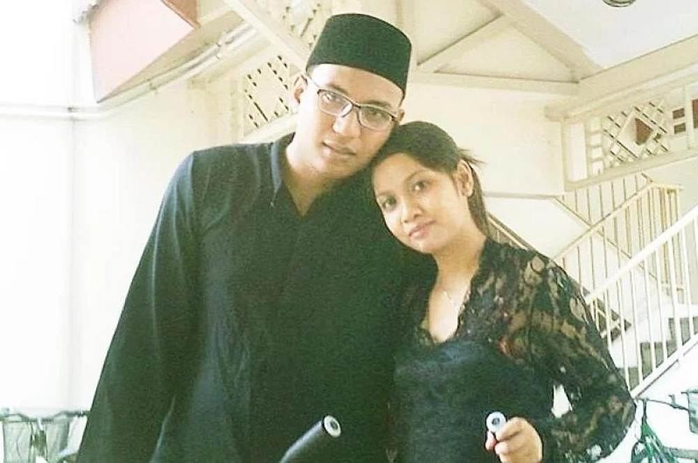 Ridzuan Mega Abdul Rahman and his wife Azlin Arujunah, both 27, are charged with murder and are said to have inflicted severe scald wounds on their five-year-old son. u00e2u20acu201d Facebook image via TODAY