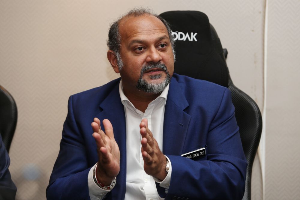 Communications and Multimedia Minister Gobind Singh Deo speaks during the Level Up KL Biz 2019 closing ceremony in Kuala Lumpur November 8, 2019. ― Picture by Choo Choy May