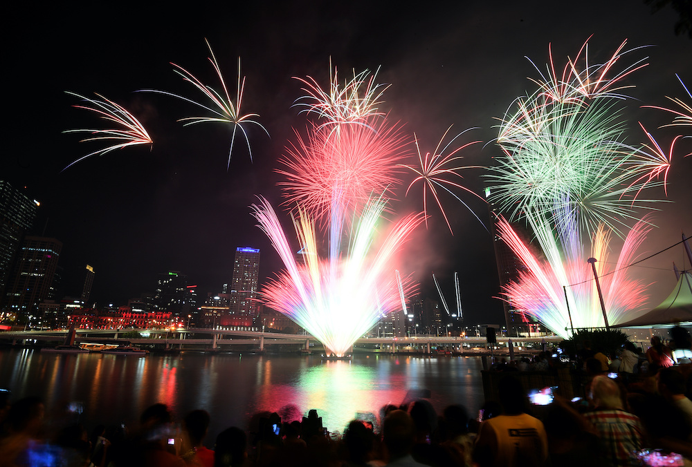 Crowds watch fireworks display during New Year's Eve celebrations in Brisbane, Australia, December 31, 2019. u00e2u20acu201d Reuters pic