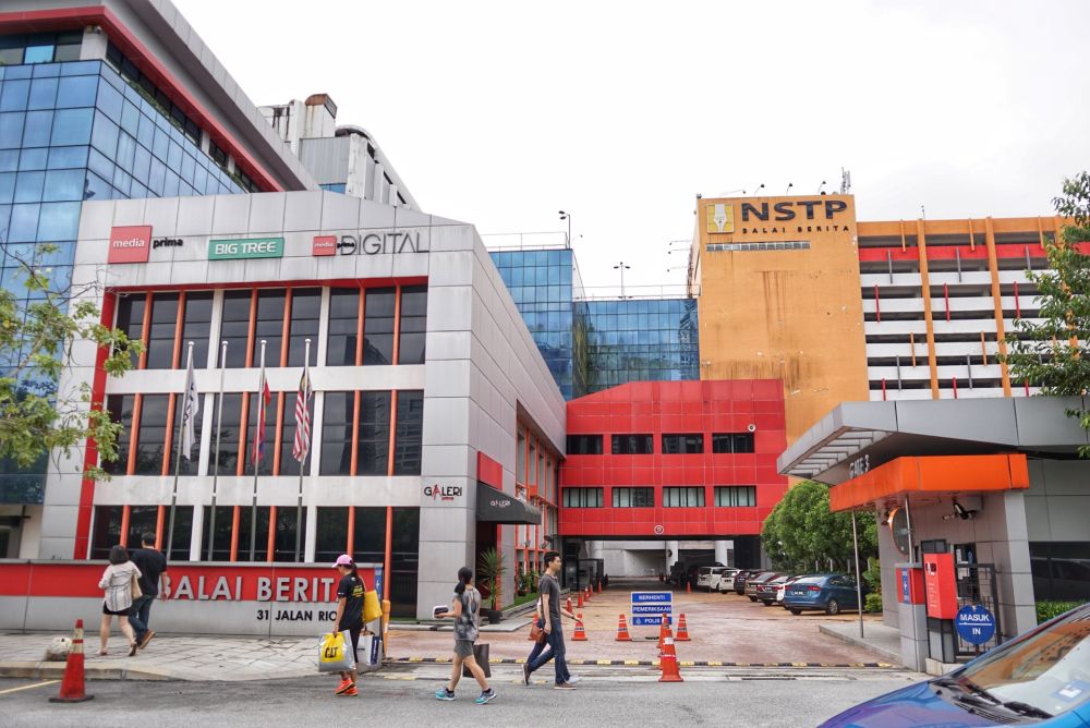 A general  view of the NSTP, Media Prima buildings December 15, 2019. u00e2u20acu201d Picture by Ahmad Zamzahuri