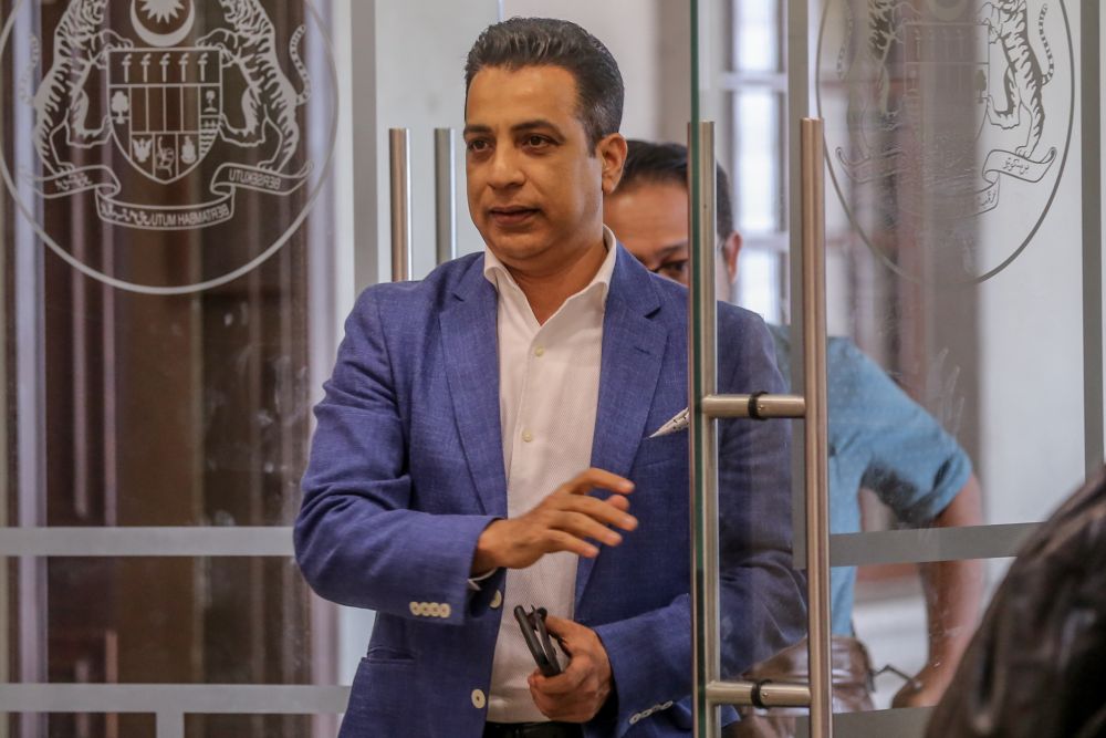 Armada Holdings Sdn Bhd CEO Datuk Wasi Khan is pictured at the Kuala Lumpur High Court December 11, 2019. — Picture by Firdaus Latif