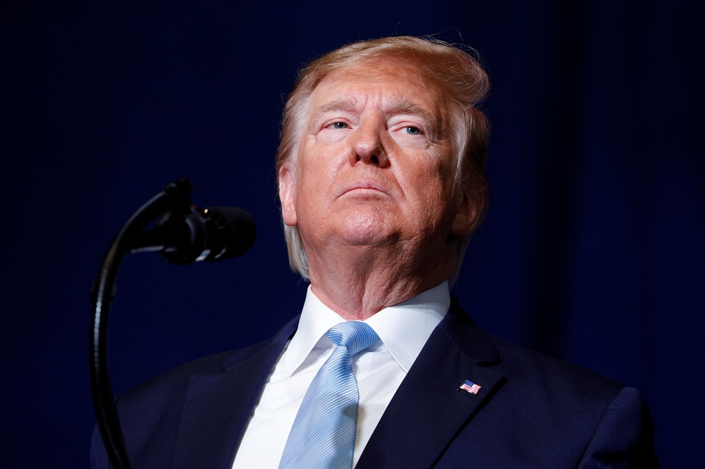 US President Trump delivers remarks at an Evangelicals for Trump Coalition Launch at the King Jesus International Ministry in Miami January 3, 2020. u00e2u20acu201d Reuters pic