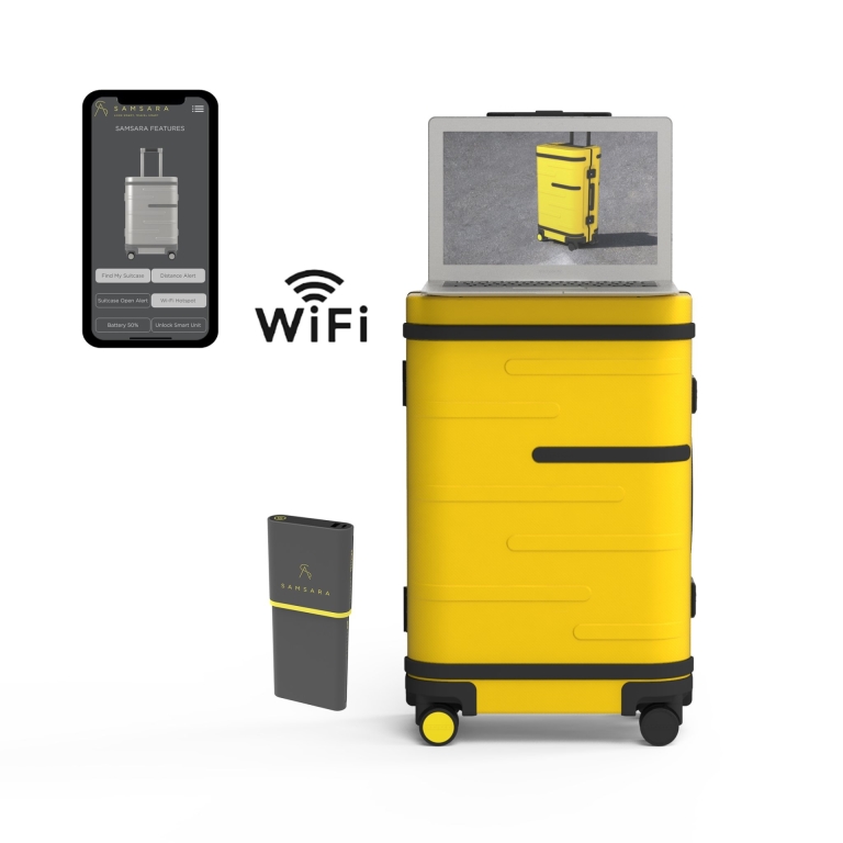 Samsara's smart carry-on luggage is available now for pre-order. u00e2u20acu201d Picture courtesy of Samsara